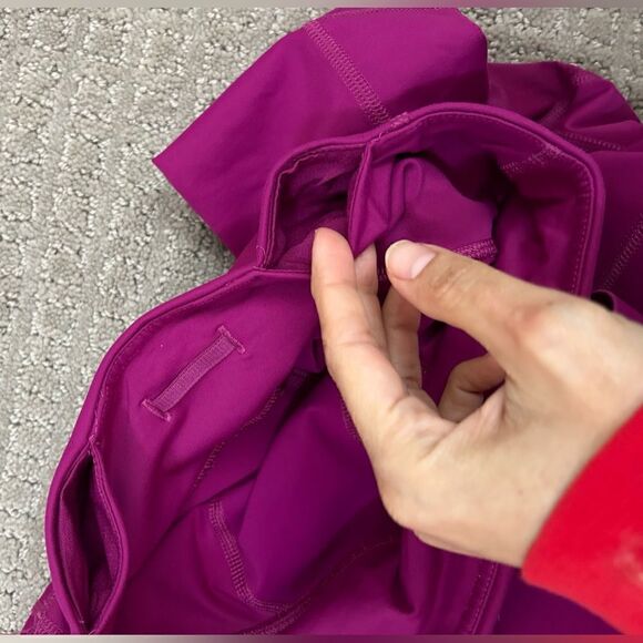 Lululemon Pace Rival Crop in Deep Fuschia - Picture 16 of 16